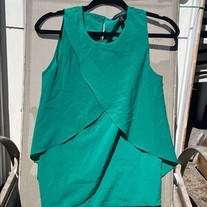 Banana Republic Teal Sleeveless Blouse